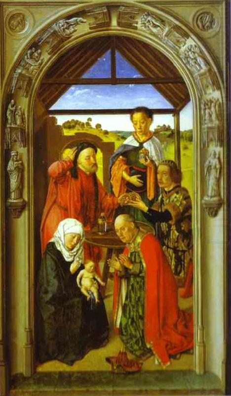 The Adoration of Magi., Dieric Bouts